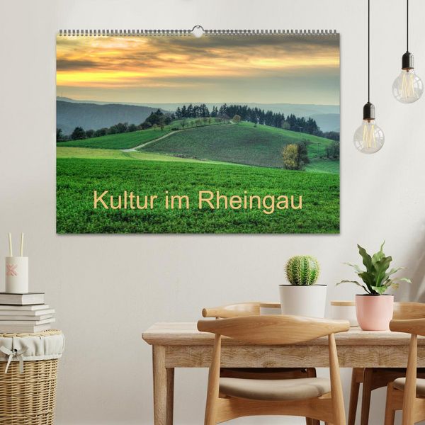 Produktbild: Kultur im Rheingau (Wandkalender 2026 DIN A2 quer), CALVENDO Monatskalender