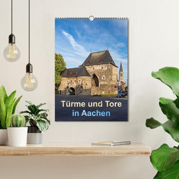 Produktbild: T&uuml;rme und Tore in Aachen (Wandkalender 2026 DIN A3 hoch), CALVENDO Monatskalender