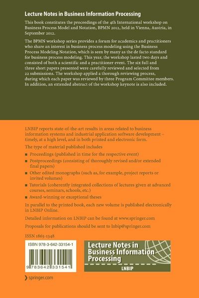 Produktbild: Business Process Model and Notation