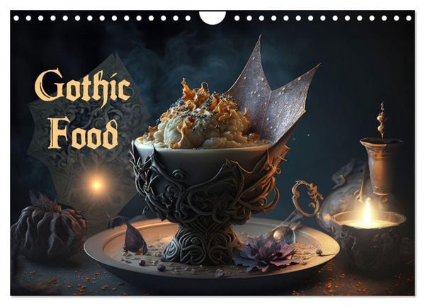 Gothic Food (Wandkalender 2026 DIN A4 quer), CALVENDO Monatskalender