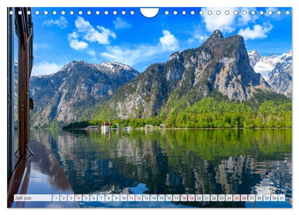 Produktbild: Urlaub im Berchtesgadener Land (Wandkalender 2026 DIN A4 quer), CALVENDO Monatskalender