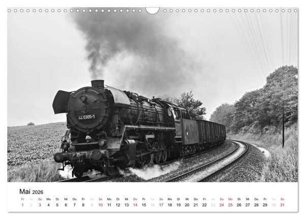 Produktbild: Dampfloks in der DDR (Wandkalender 2026 DIN A3 quer), CALVENDO Monatskalender