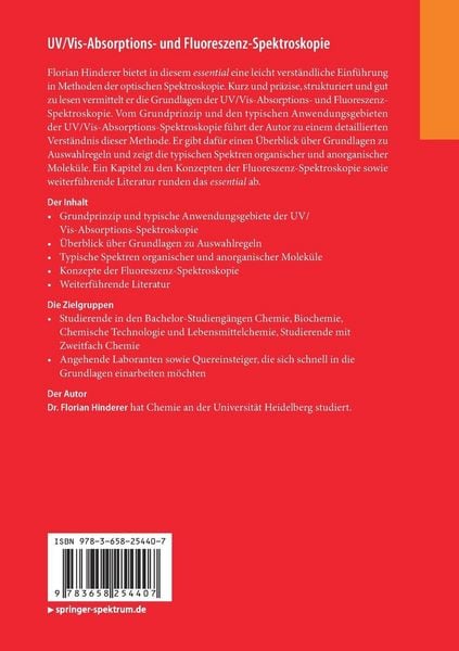 Produktbild: UV/Vis-Absorptions- und Fluoreszenz-Spektroskopie