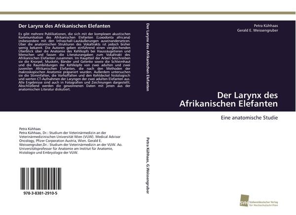 Produktbild: Der Larynx des Afrikanischen Elefanten