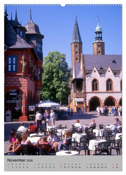 Produktbild: Der Harz und seine Sehensw&uuml;rdigkeiten (Wandkalender 2026 DIN A2 hoch), CALVENDO Monatskalender