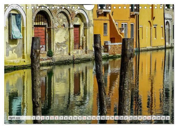 Produktbild: Chioggia - Venedigs kleine Schwester (Wandkalender 2026 DIN A4 quer), CALVENDO Monatskalender