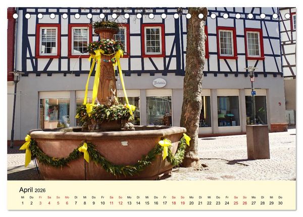 Produktbild: Willkommen in Bensheim an der Bergstra&szlig;e (Tischkalender 2026 DIN A5 quer), CALVENDO Monatskalender