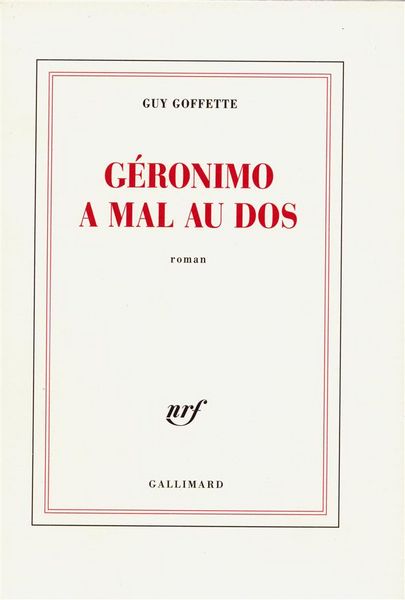 Produktbild: Geronimo a Mal au Dos