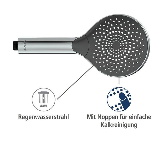 Produktbild: Duschkopf Chrom, &Oslash; 12 cm