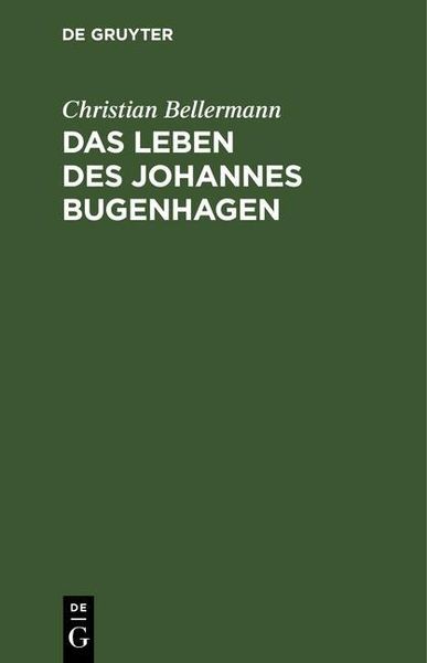 Produktbild: Das Leben des Johannes Bugenhagen
