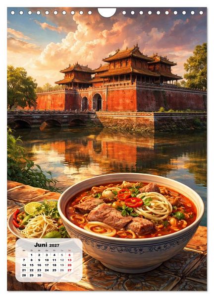 Produktbild: Vietnam - Eine Schlemmerreise durchs Land des aufsteigenden Drachen (Wandkalender 2027 DIN A4 hoch), CALVENDO Monatskalender