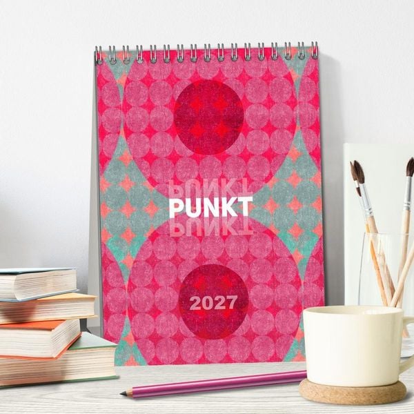 Produktbild: Punkt Punkt Punkt (Tischkalender 2027 DIN A5 hoch), CALVENDO Monatskalender