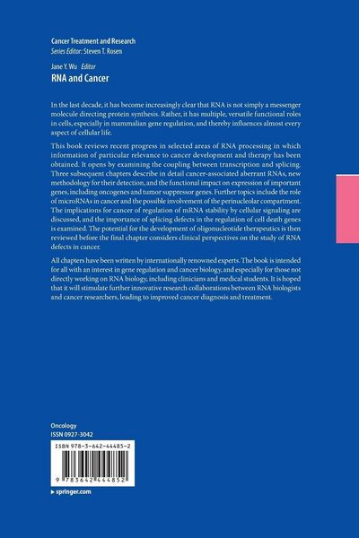Produktbild: RNA and Cancer
