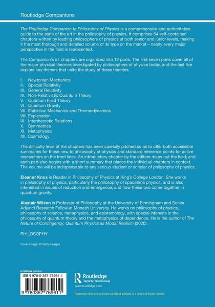Produktbild: The Routledge Companion to Philosophy of Physics