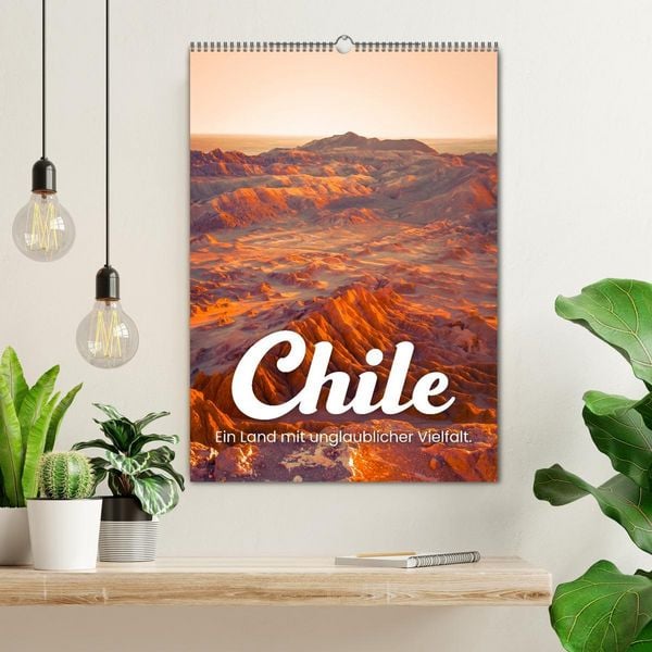 Produktbild: Chile - Ein Land mit unglaublicher Vielfalt. (Wandkalender 2026 DIN A2 hoch), CALVENDO Monatskalender