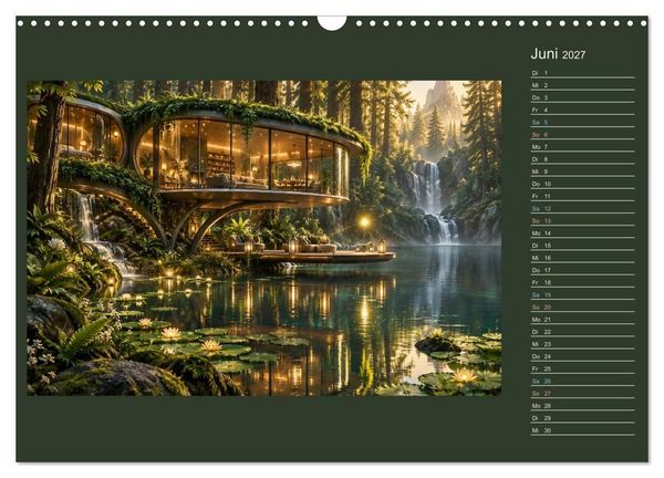 Produktbild: M&auml;rchenh&auml;user von morgen (Wandkalender 2027 DIN A3 quer), CALVENDO Monatskalender