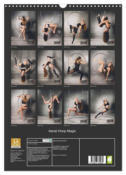 Produktbild: Aerial Hoop Magic (Wandkalender 2026 DIN A3 hoch), CALVENDO Monatskalender