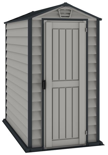 Produktbild: Kunststoff Ger&auml;tehaus 104x180 Gartenhaus Dreht&uuml;r
