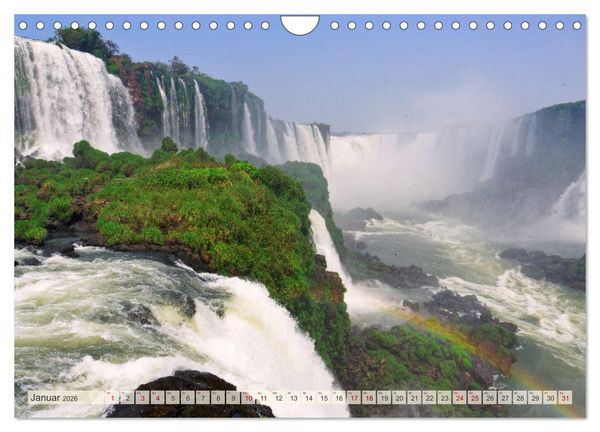 Produktbild: Brasilien - Zwischen Iguazu und Rio (Wandkalender 2026 DIN A4 quer), CALVENDO Monatskalender