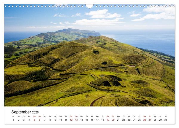 Produktbild: Azoren - Inseln im Atlantik (Wandkalender 2026 DIN A3 quer), CALVENDO Monatskalender