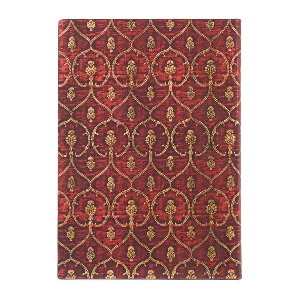 Produktbild: Softcover Notizbuch Samtrot, Midi, LIN
