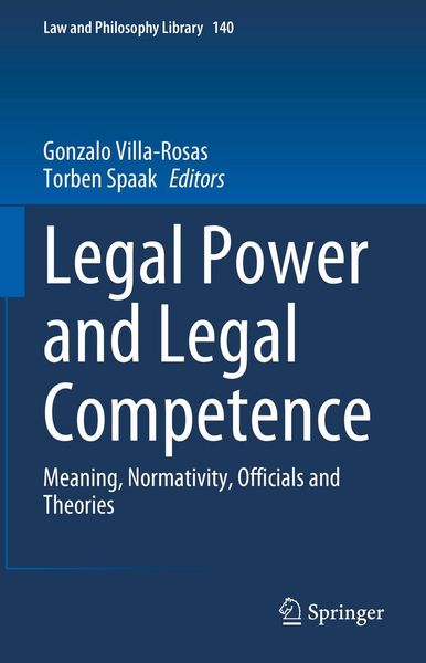 Produktbild: Legal Power and Legal Competence