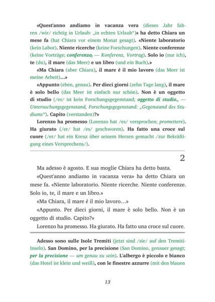 Produktbild: Italienisch lernen mit lustigen Kurzgeschichten (A2) - Il biologo marino in vacanza (+ Audio-Online)