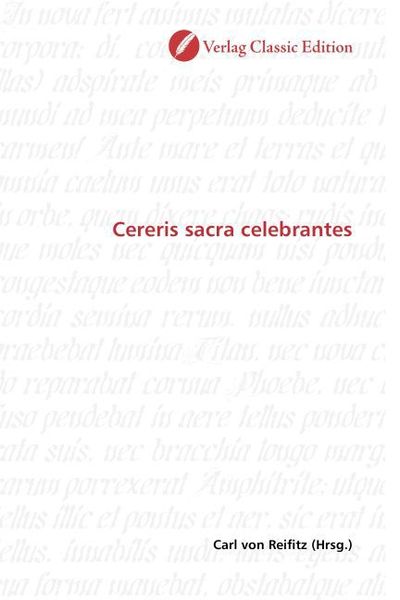 Produktbild: Cereris sacra celebrantes