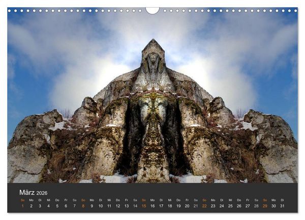 Produktbild: Spiegelwelten - Im Reich der Naturwesen (Wandkalender 2026 DIN A3 quer), CALVENDO Monatskalender