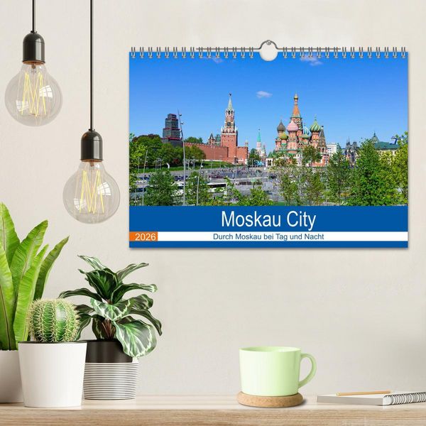 Produktbild: Moskau City (Wandkalender 2026 DIN A4 quer), CALVENDO Monatskalender