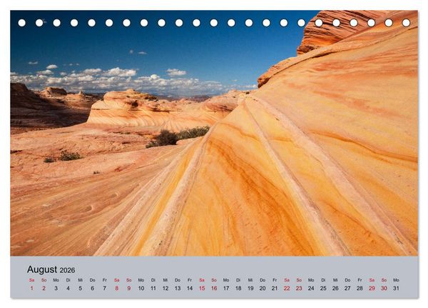 Produktbild: Magische Landschaften - Unterwegs im S&uuml;dwesten der USA (Tischkalender 2026 DIN A5 quer), CALVENDO Monatskalender