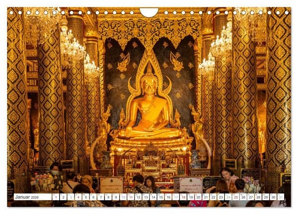 Produktbild: Siddhartha Gautama - Buddha (Wandkalender 2026 DIN A4 quer), CALVENDO Monatskalender