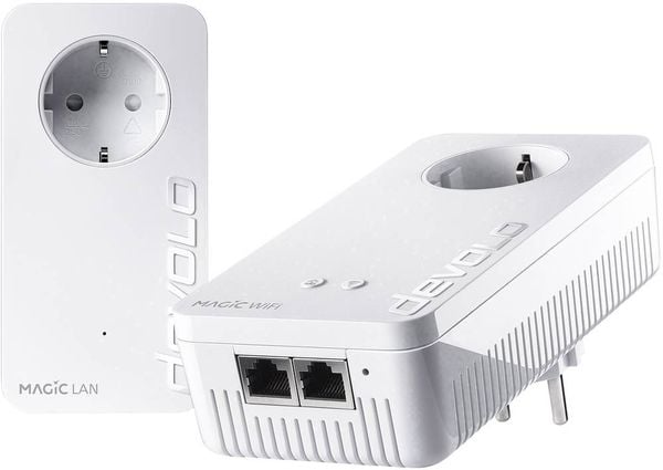 Devolo Magic 1 WiFi Starter Kit Powerline WLAN Starter Kit 8359 DE, AT Powerline, WLAN 1200 MBit/s