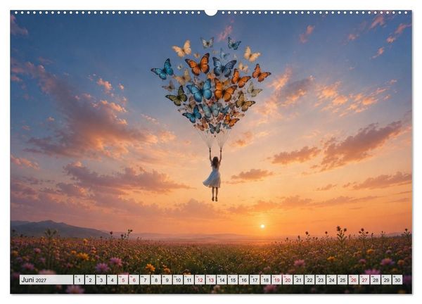 Produktbild: Eine Reise getragen von Träumen (Wandkalender 2027 DIN A2 quer), CALVENDO Monatskalender