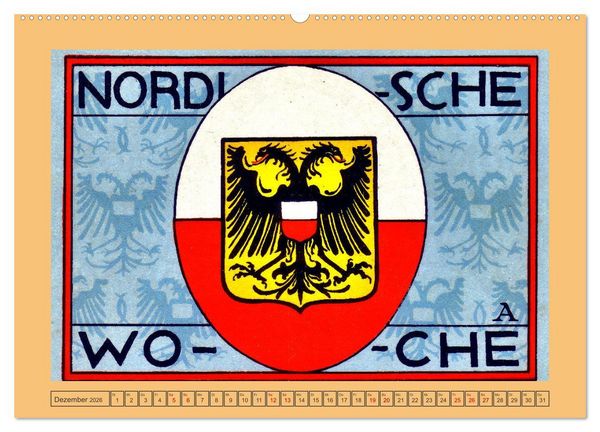 Produktbild: Gru&szlig; aus L&uuml;beck (hochwertiger Premium Wandkalender 2026 DIN A2 quer), Kunstdruck in Hochglanz