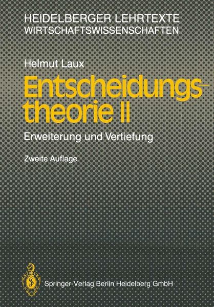 Produktbild: Entscheidungstheorie II