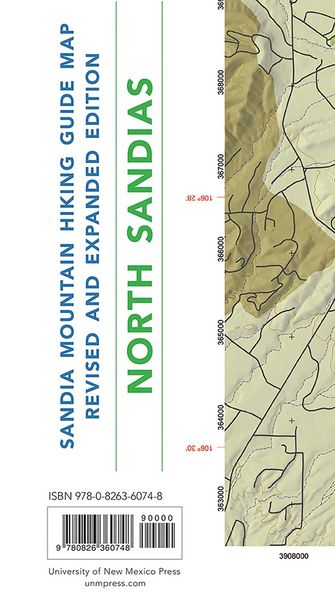 Produktbild: Sandia Mountain Hiking Guide Map, Revised and Expanded Edition