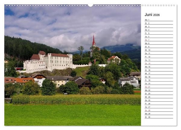 Produktbild: Pustertal - Das gr&uuml;ne Tal S&uuml;dtirols (Wandkalender 2026 DIN A2 quer), CALVENDO Monatskalender