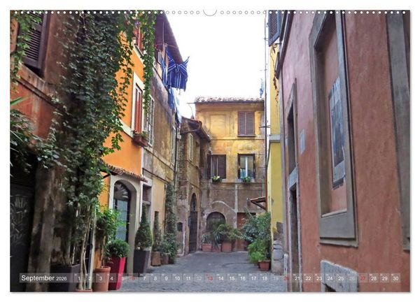 Produktbild: Rom - der gem&uuml;tliche Stadtteil Trastevere (Wandkalender 2026 DIN A2 quer), CALVENDO Monatskalender