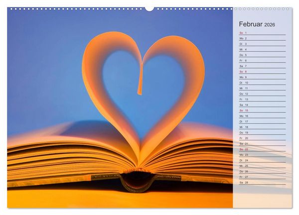 Produktbild: Tage von Herzen (hochwertiger Premium Wandkalender 2026 DIN A2 quer), Kunstdruck in Hochglanz
