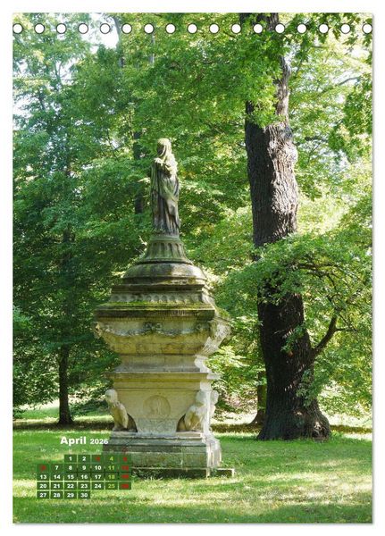Produktbild: W&ouml;rlitzer Park und Luisium - Eine romantische Reise (Tischkalender 2026 DIN A5 hoch), CALVENDO Monatskalender