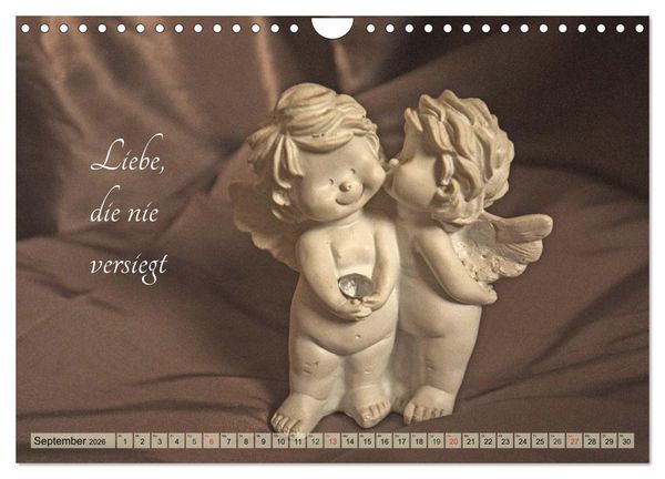 Produktbild: Engel - Die Worte der Liebe (Wandkalender 2026 DIN A4 quer), CALVENDO Monatskalender
