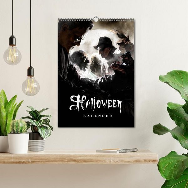 Produktbild: Halloween Optische Illusionen - Kalender 2026 (Wandkalender 2026 DIN A3 hoch), CALVENDO Monatskalender