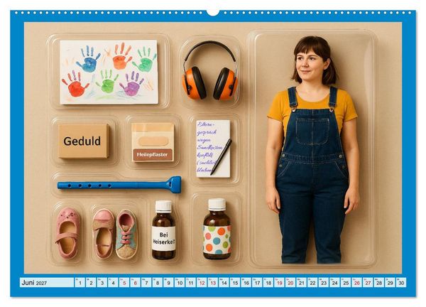 Produktbild: Einmal Traumjob bitte - zum Mitnehmen (hochwertiger Premium Wandkalender 2027 DIN A2 quer), Kunstdruck in Hochglanz