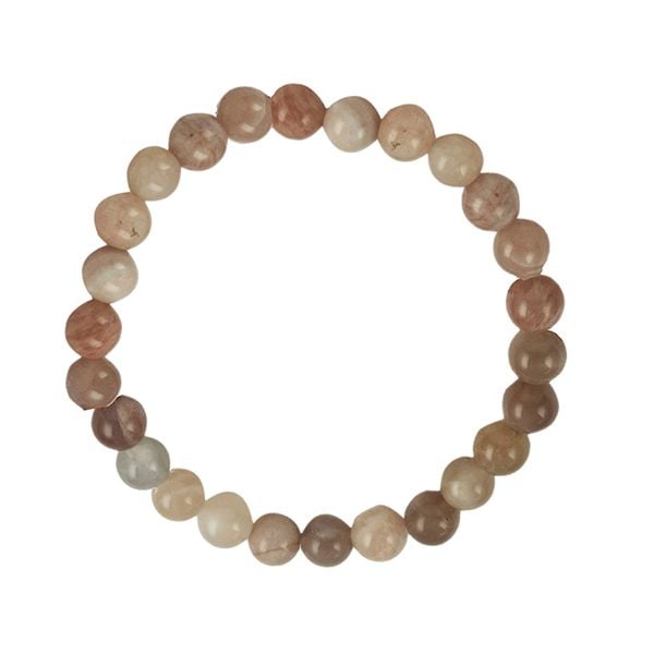 Produktbild: Armband, Mondstein, Kugeln 6mm