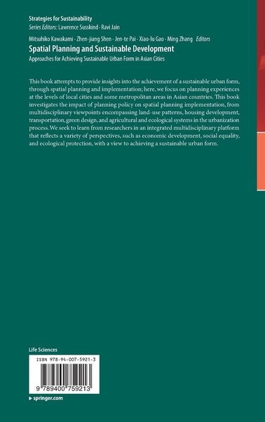 Produktbild: Spatial Planning and Sustainable Development