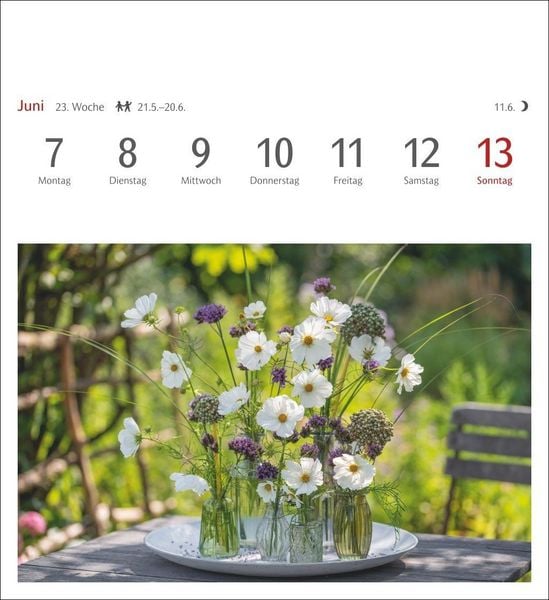 Produktbild: Blumenpracht Postkartenkalender 2027 - Wochenkalender mit 53 Postkarten