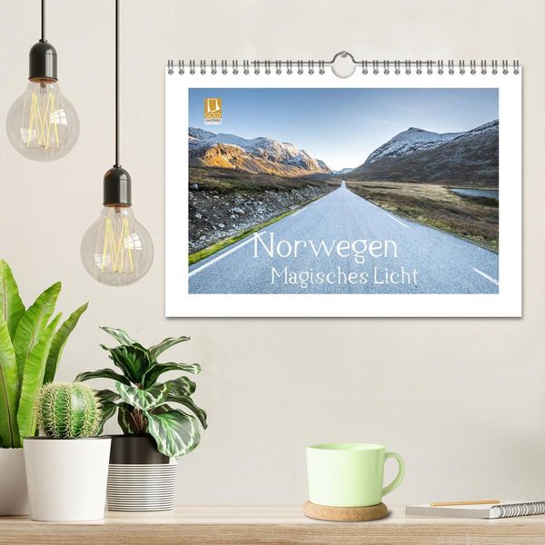 Produktbild: Norwegen Magisches Licht (Wandkalender 2026 DIN A4 quer), CALVENDO Monatskalender