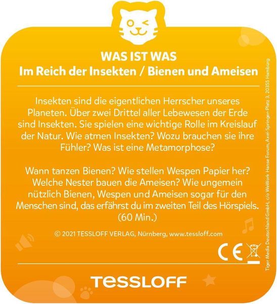 Produktbild: tigercard - WAS IST WAS - Im Reich der Insekten/ Bienen und Ameisen