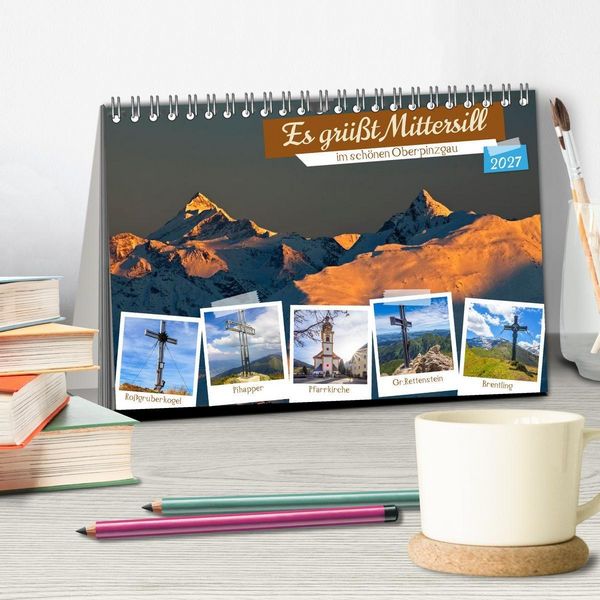 Produktbild: Es gr&uuml;&szlig;t Mittersill (Tischkalender 2027 DIN A5 quer), CALVENDO Monatskalender